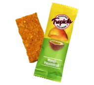 Tropicks Džiovintų mangų, pasiflorų batonėlis, 20 g