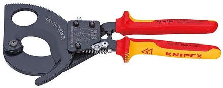 Terkšlinės kabelio žirklės 280mm KNIPEX 9536