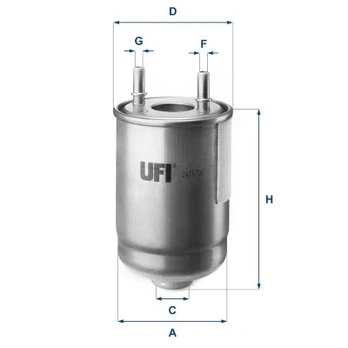 Kuro filtras UFI 24.187.00