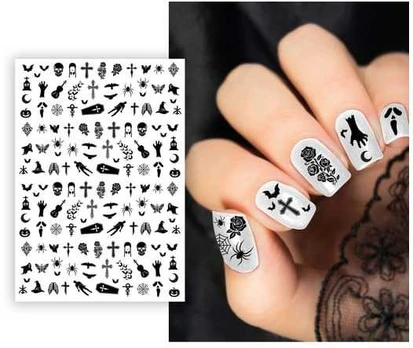 Fiesta Halloween negle stickers