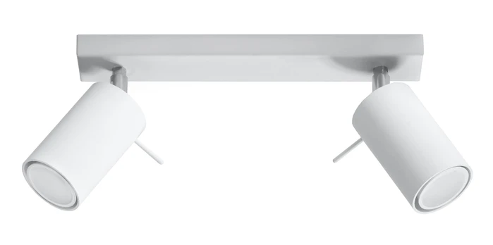 Lubinis šviestuvas SOLLUX RING 2 baltas, 40 W
