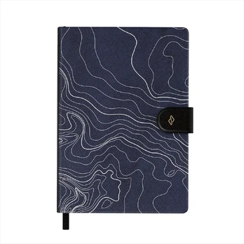 Drifting Shores - Line Art Notebook, A5 (14.8 x 21cm) / Dotted