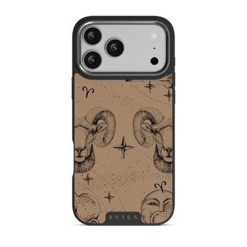 Aries - iPhone 17 Pro Max Case, Elite Dark (MagSafe) / Gunmetal / Beige