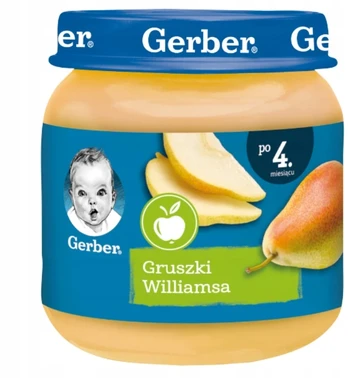 Williams Pear desertas 125 g Gerber