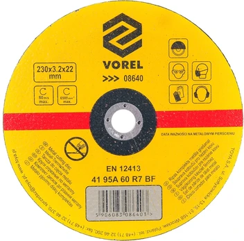 Vorel METALO PJOVIMO DISKAI 230X3,2X22