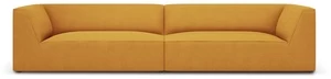 Sofa Micadoni Home Ruby, geltona, 302 x 93 cm x 69 cm