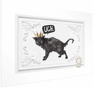 Artgeist Plakatas - Cat with a Crown