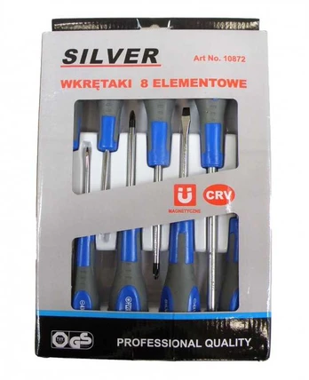 Atsuktuvų rinkinys sustiprintų 8d Phillips Slotted