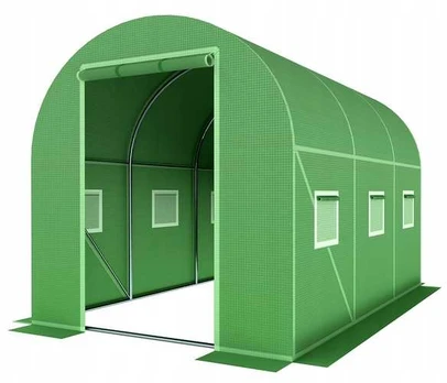 Arkinis šiltnamis su orlaidėmis 2x3.5 (7m2), žalias