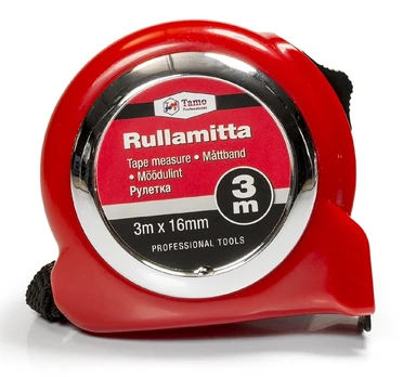 Ruletė Tamoline, 3m x 16mm, magnetas