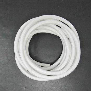 Instaliacinis tekstilinis kabelis ELECTRALINE, 2x0.75 mm, baltos sp., 3.0 m