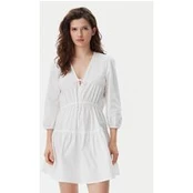 Tommy Jeans Vasarinė suknelė DW0DW20341 Écru Regular Fit