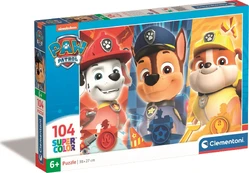 Puzzle Paw patrol 104 - Super Kolor kaina