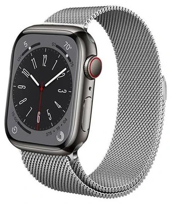 Dirželis Crong Milano Apple Watch 38/40 mm, sidabro