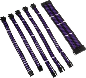 Kabelis Kolink Core Adept Braider Cable Extension Kit 24-pin male, 24-pin male, 0.3 m, violetinė