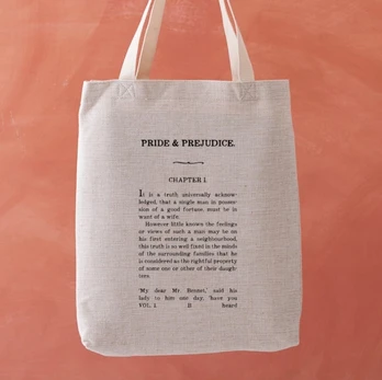Pride and Prejudice Chapter One Tote Bag