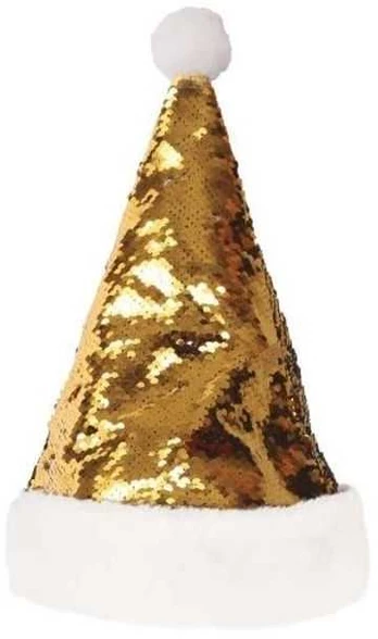 Fiesta Paillet nissehue, guld og sølv