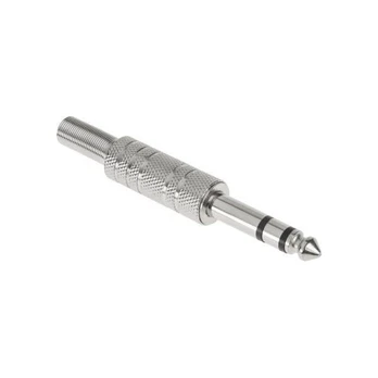 Kištukas 6.3mm stereo metalinis Cabletech WTY0020