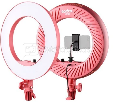 Godox LR180 LED Ring Light Pink