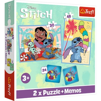 Puzzles 2in1 memos Lilo i Stitch