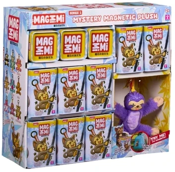 MAGMIMI MYSTERY MAGNETIC PLUSH ASS CDU - assorted