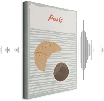 Artgeist Paveikslas - Parisian Breakfast (1 Part) Vertical