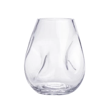 Stiklinė vaza ILAJA, 18 cm