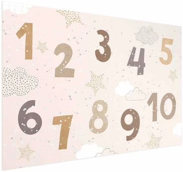 Artgeist Plakatas - Numbers with Falling Snow