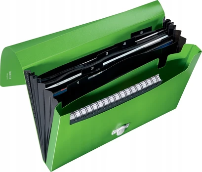 Leitz Teczka su 5 przeg Recycle* A4 PP žalia