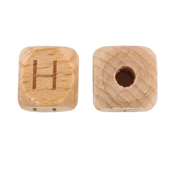 Medinės raidės rinkinys, 20PCS- W01-I-20