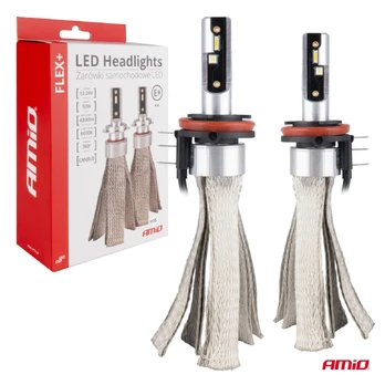 Żarówki samochodowe led seria flex+ h15 6000k 12v 24v canbus amio-03666