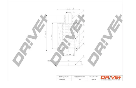 Alyvos filtras Dr!ve+ DP1110.11.0107