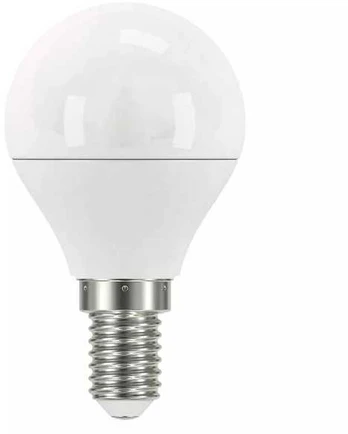 Emos LED bulb Classic Mini Globe 5W E14 warm baltas