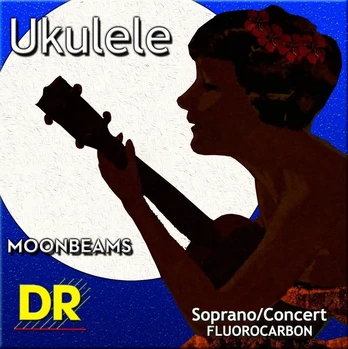 Dr Strings Ukulele Sopranui-koncertui