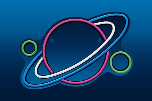 Aktyvuotas AJE-NEON PLANET LED neonas