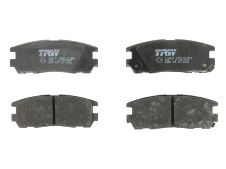 TRW GDB1187 Brake pad set