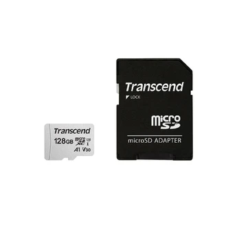 Transcend Microsd Card Sdxc 300S 128Gb With Adapteris