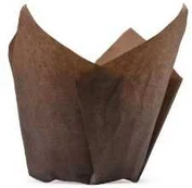 Multi Muffinsform Mini Tulipan Ø35 mm Ark 100x100 mm Brun,300 Stk/krt