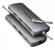 AXAGON Multi port USB-C 5Gbps hub | HMC-8HLSA