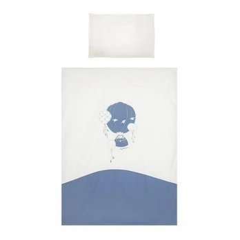 Cover set -  2 pcs - 120x90, 40x60 - BALONY - P02-0046 - BLUE
