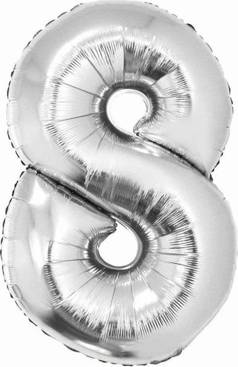 GoDan Balon foliowy Smart sidabrinė 76cm