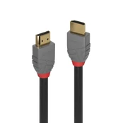 KABELAS HDMI-HDMI 0.5M/ANTHRA 36951 LINDY kaina