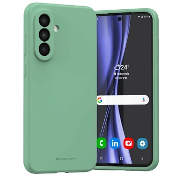 Dėklas Mercury Silicone Sam A36 žalias žalia