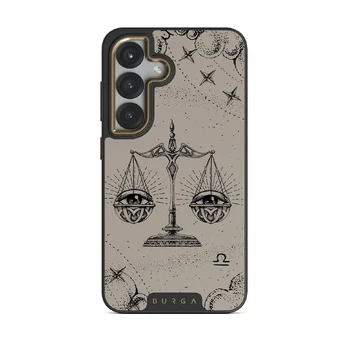 Libra - Samsung Galaxy S25 Plus Case, Elite Dark (Magnetic) / Gold / Nude