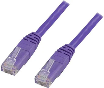 DELTACO U/UTP Cat6 patchkabel, LSZH, 3m, lila