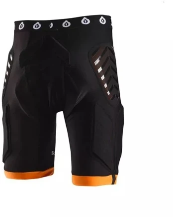 661 EVO COMPRESSION šortai juodi oranžiniai S