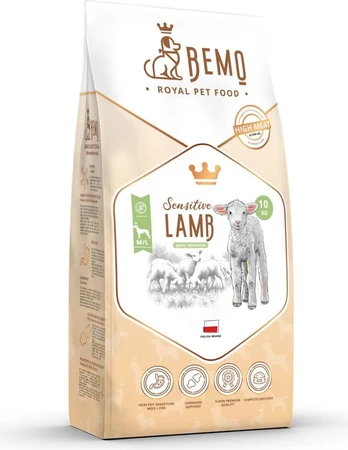 Bemo Maistas sausas Sensitive ėriena - ėriena medium/large 10kg