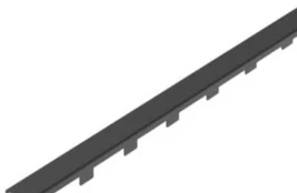 Blücher rist line COPENH.1000 - Rist: 40x932mm- Farve: Sort- Rustfrit stål: AISI304/EN1.4301
