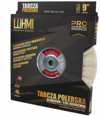 Didelis poliravimo diskas aliuminiui