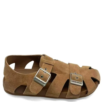 LA CONTE Basutės moterims, Ruda, Sandals